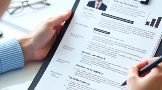 candidatura bien estructurada